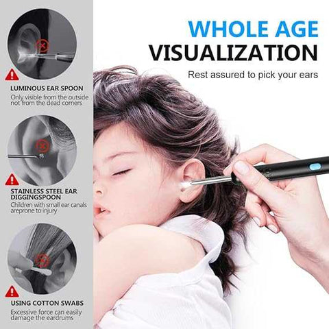 Smart Visual Ear Wax Cleaning Kit with HD Camera