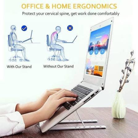New High Quality Laptop Stand - Adjustable Portable Laptop Stand For Desk - Foldable Plastic Non-slip Stand For Laptop And Tablet