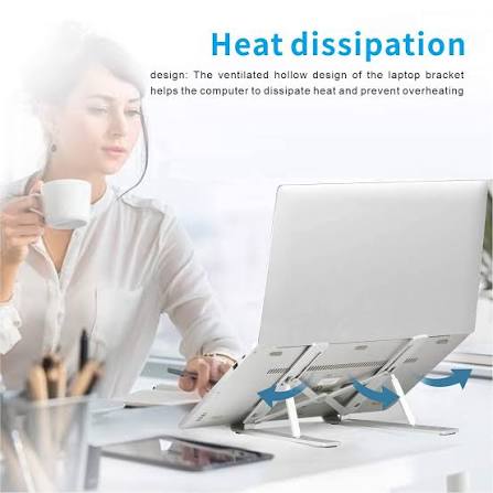 New High Quality Laptop Stand - Adjustable Portable Laptop Stand For Desk - Foldable Plastic Non-slip Stand For Laptop And Tablet